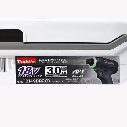 【プロ仕様一式】 makita マキタ TD149DRFXB 充電式インパクトドライバ 18V ブラック 黒 新品未使用品